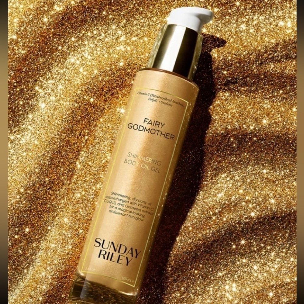 SUNDAY RILEY  Vitamin C + Co010 FAIRY GOD MOTHER SHIMMERING BODY OIL GEL